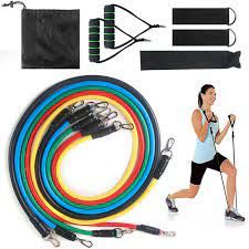 11 piece exercise tubing kit 